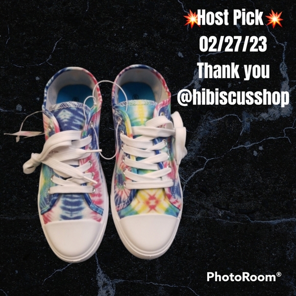 Tie-dyed Bobbie Brooks Canvas Shoes - Picture 1 of 6